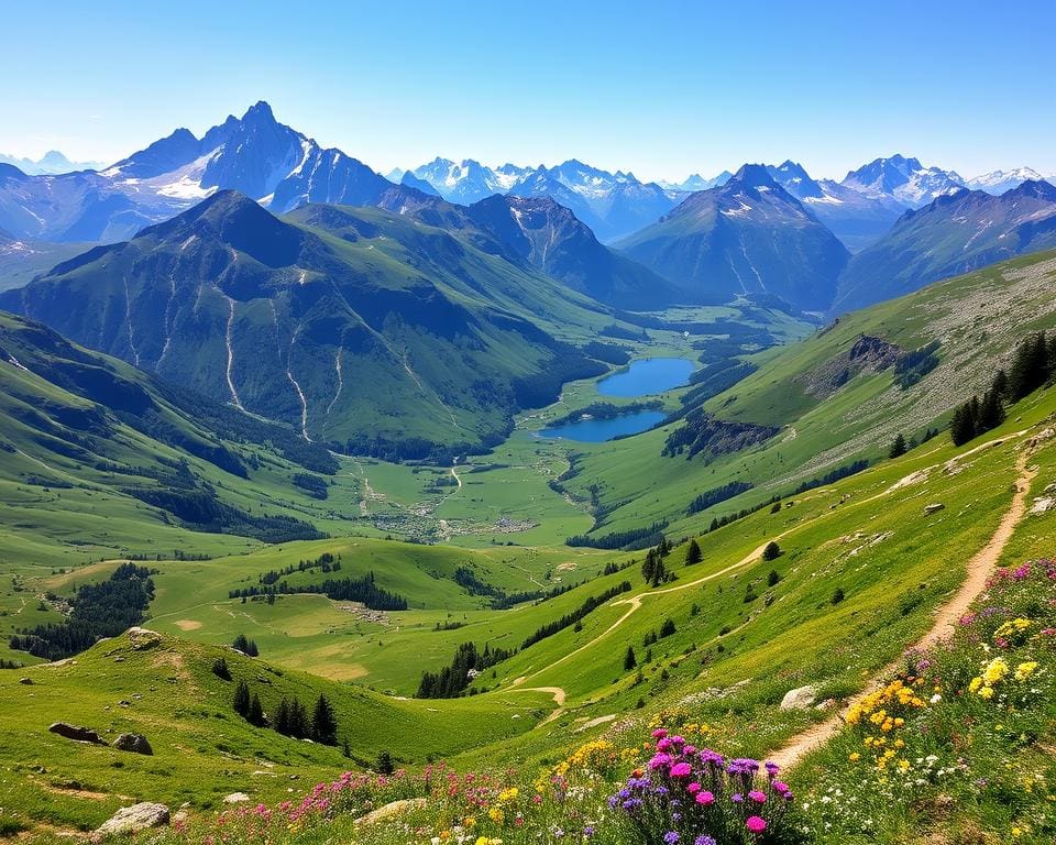 Bergen van de Alpen: ontdek de mooiste wandelroutes