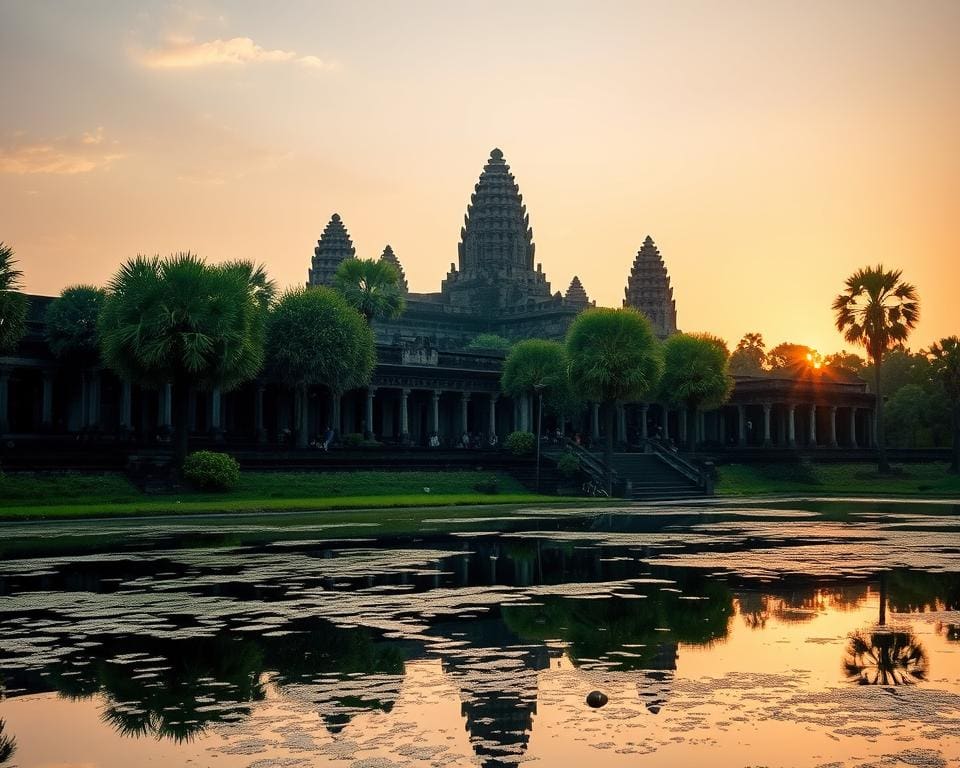 Bezienswaardigheden in de oude tempels van Angkor Wat