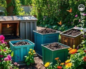 Compostvaten die Eenvoudig Tuinafval Verwerken