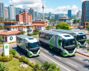 De toekomst van elektrische vrachtwagens in transport