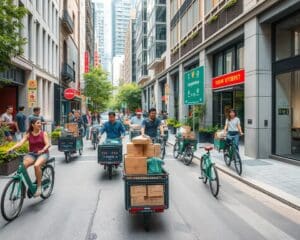 De voordelen van elektrische vrachtfietsen in stedelijke logistiek