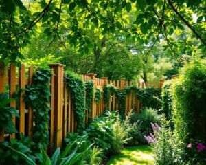 Groene Schuttingen die Natuurlijk en Mooi Zijn