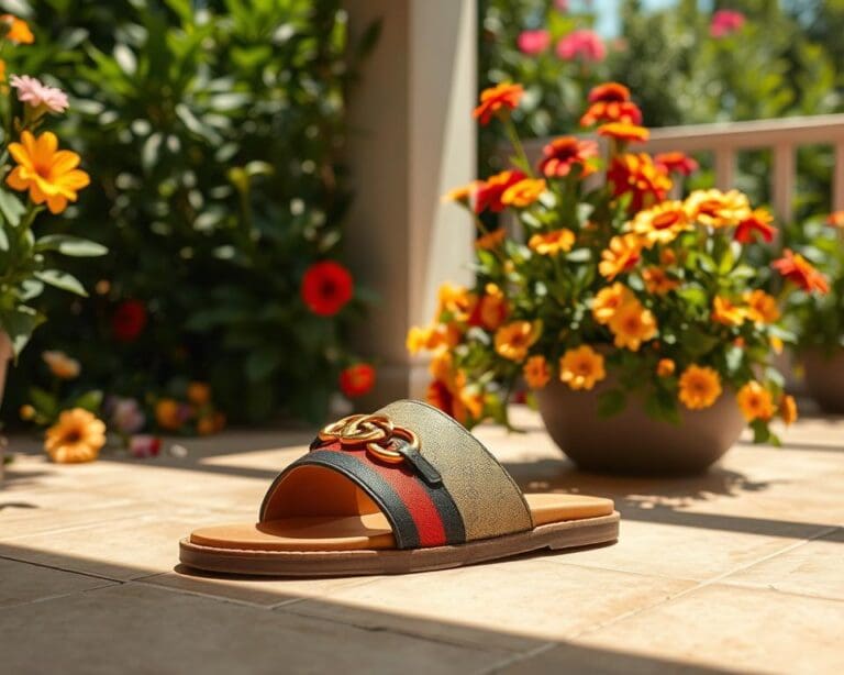 Gucci slippers: Voor een chique en ontspannen zomerlook