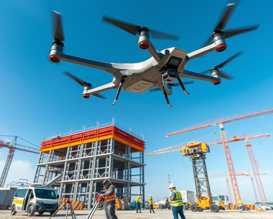 Hoe drones de bouwsector efficiënter maken