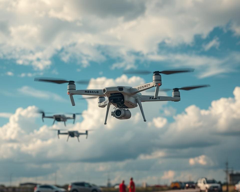 Innovatief gebruik van drones door hulpdiensten