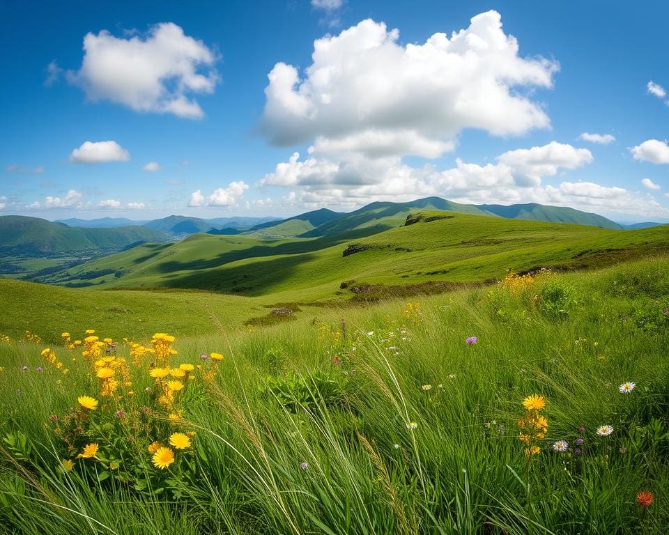 Natuur bewonderen in de groene heuvels van Schotland