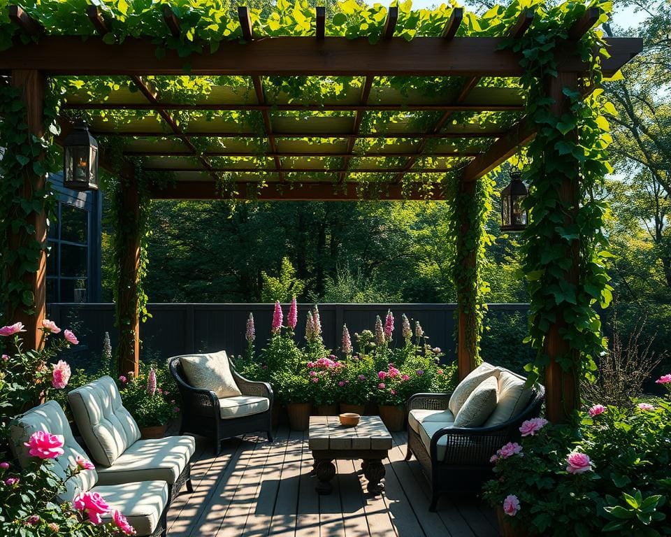 Pergola's die Sfeer en Schaduw Bieden