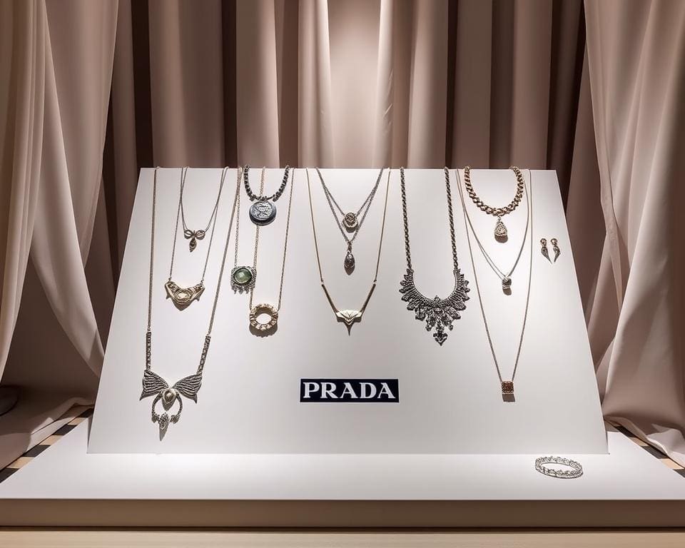 Prada kettingen moderne uitstraling