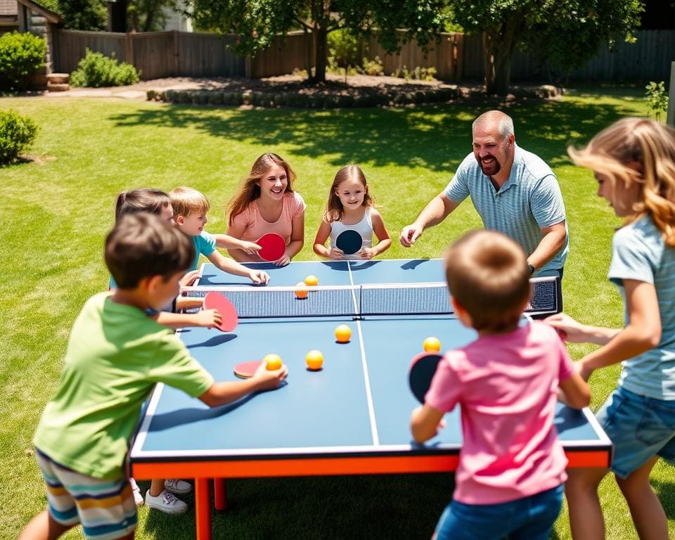 Tafeltennisset voor eindeloos speelplezier met familie