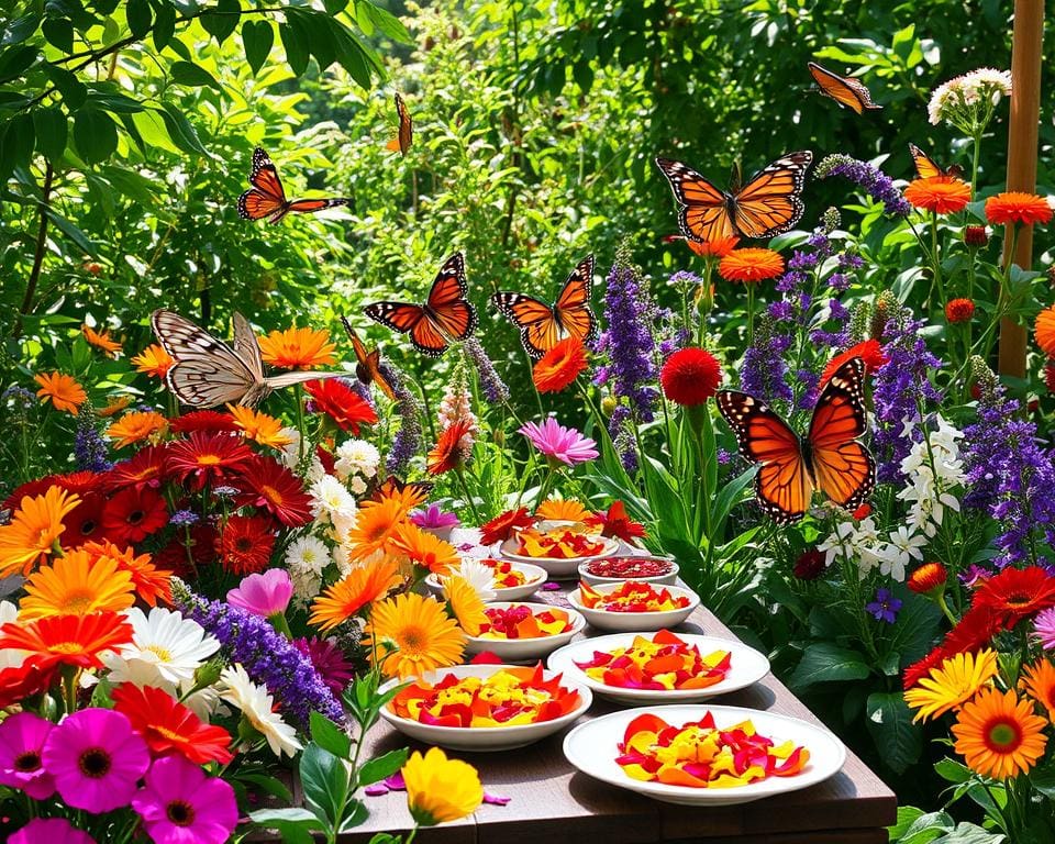 Voordelen eetbare bloemen in de tuin