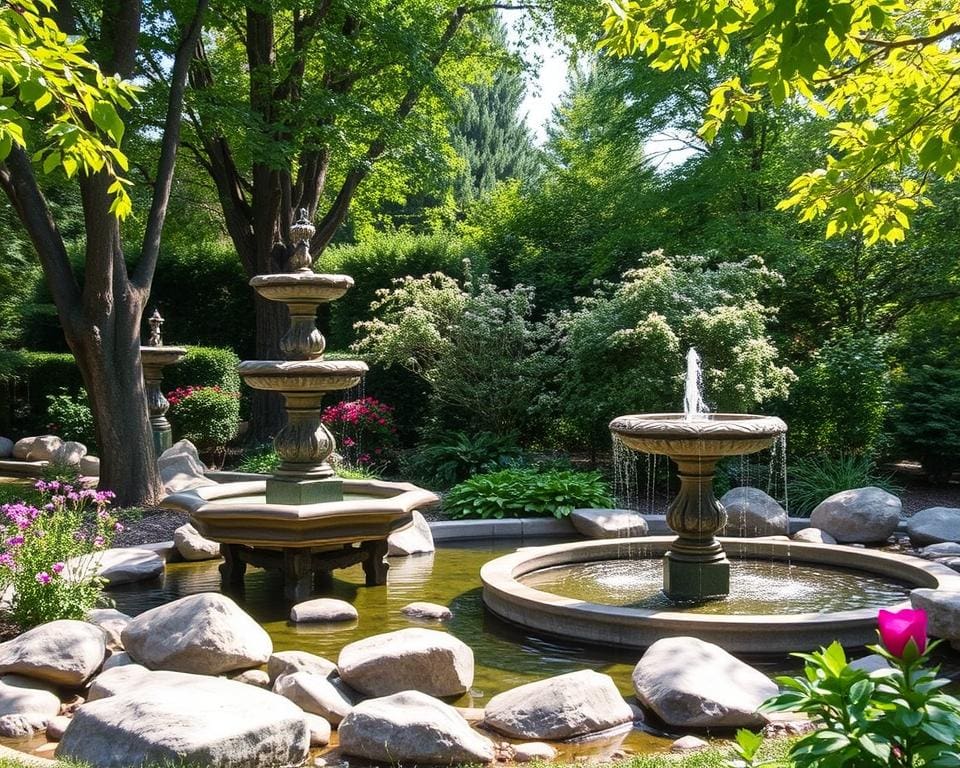 Waterfonteinen voor Rustgevende Tuinontspanning