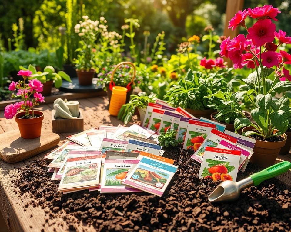 Zadenpakketten die Je Moestuin Startklaar Maken