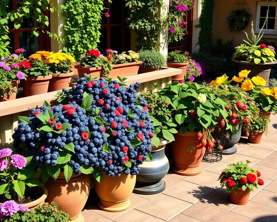 fruitstruiken voor terras