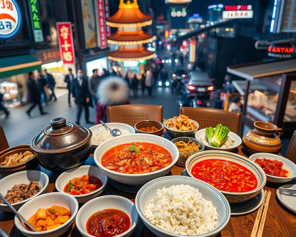 kimchi en bulgogi in eetgewoontes in Zuid-Korea