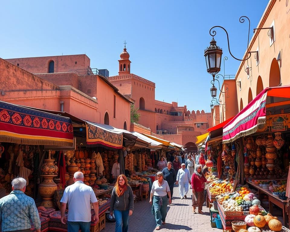 kleurrijke markten Marrakech