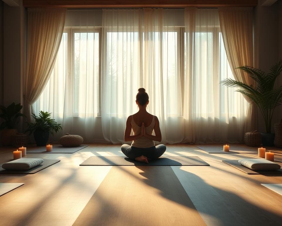 ontspanningstechnieken en ademhalingsoefeningen binnen yoga