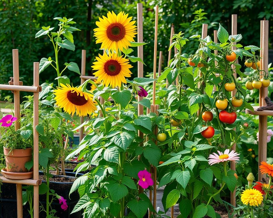 tuinplanten ondersteuning