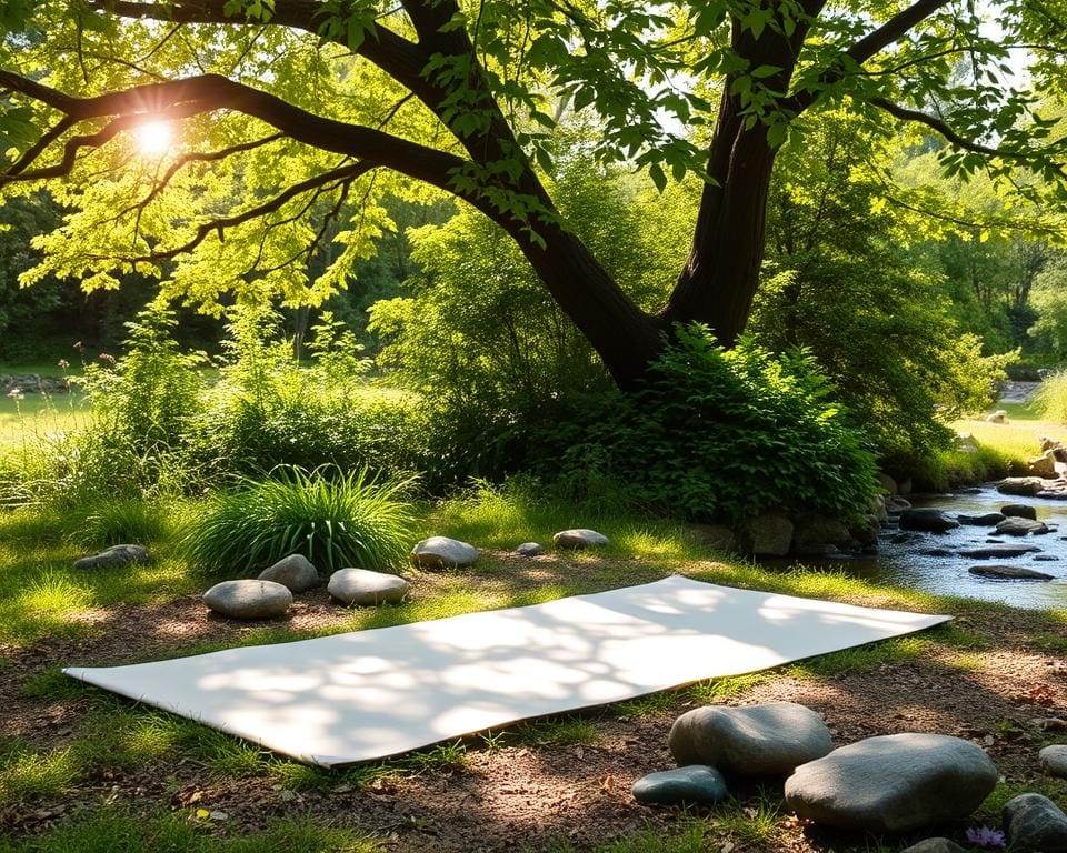 yoga bij stressvermindering