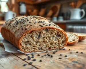 Ambachtelijk roggebrood met karwijzaad