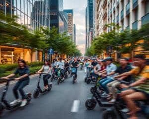 De opkomst van elektrische steps in stadsverkeer