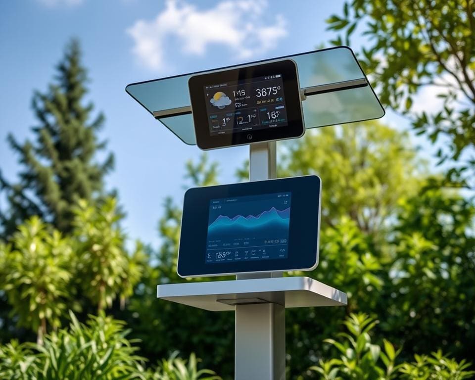 Digitale weerstations voor nauwkeurige voorspellingen voor informatie