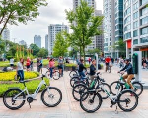 Elektrische fietsen voor recreatie en stadsvervoer