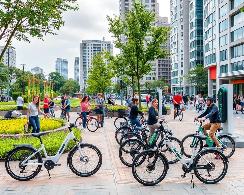 Elektrische fietsen voor recreatie en stadsvervoer