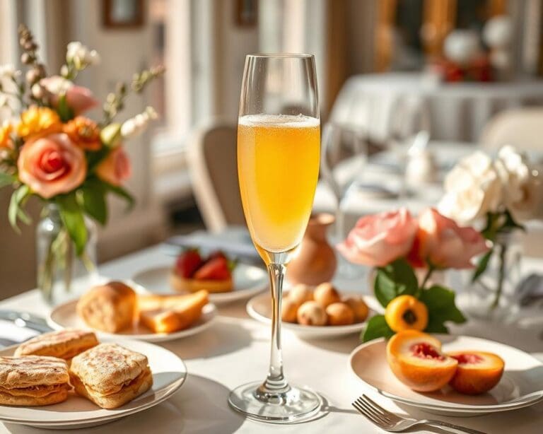 Frisse Peach Bellini voor een elegante brunch