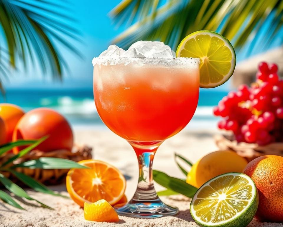 Frozen margarita zomerse verkoeling