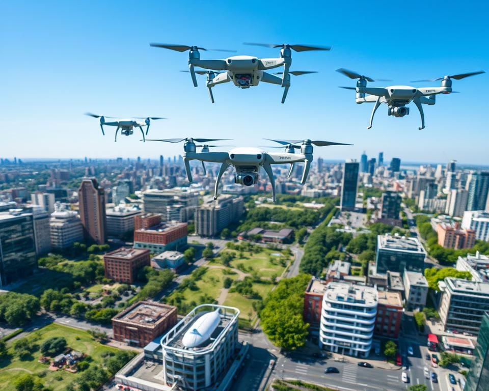 Hoe drones het stedelijk landschap in kaart brengen