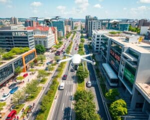 Hoe helpen drones bij monitoring van stedelijke mobiliteit?