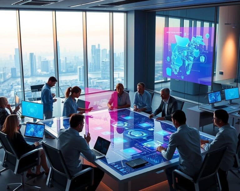 Hoe werken holografische displays in moderne kantoren?