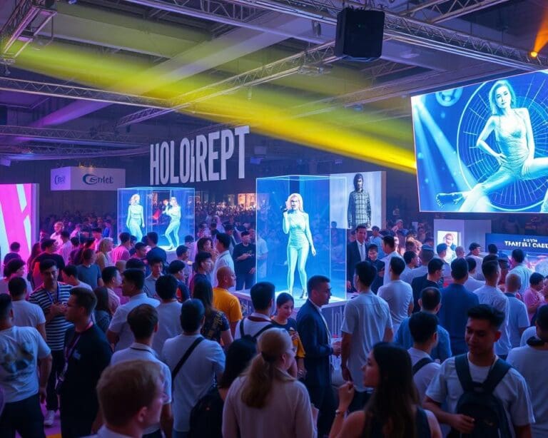 Hoe werkt holografische technologie in de evenementenbranche?