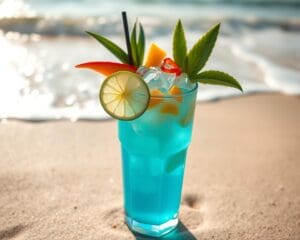 Icy blue lagoon: Een cocktail vol vakantiegevoel