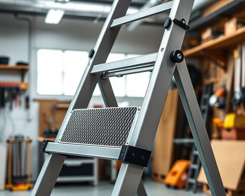 Inklapbare ladders met anti-slip treden voor veiligheid