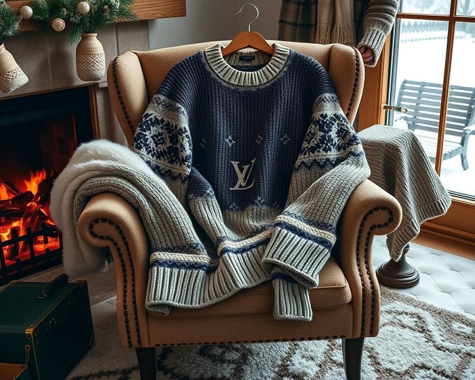 Louis Vuitton coltruien: Iconische knitwear voor winterdagen