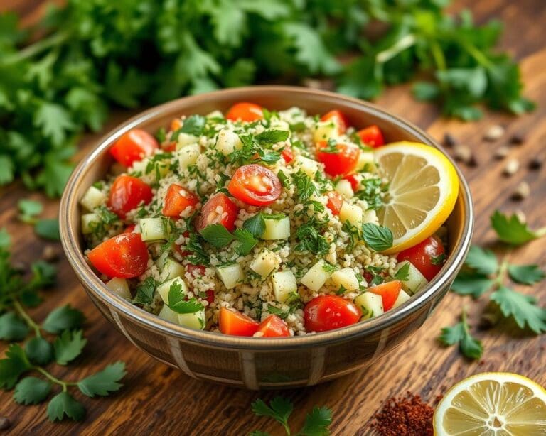 Mediterrane tabouleh met verse kruiden