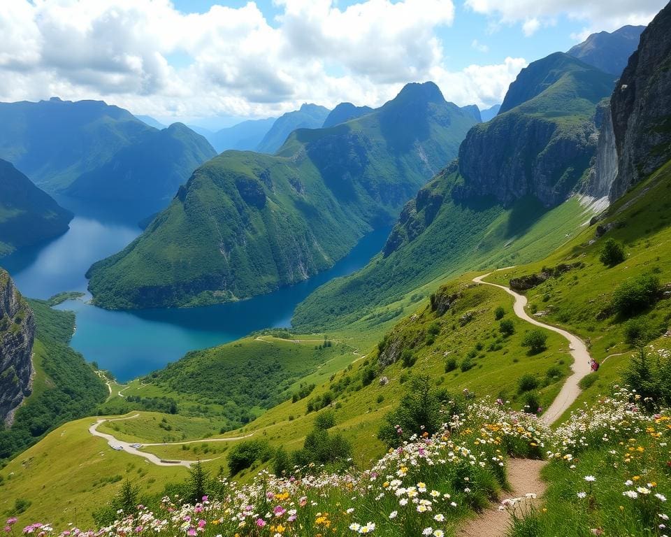 Natuurwandelingen door de fjorden van Zuid-Noorwegen