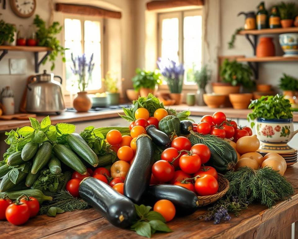 Ratatouille in de Provençaalse keuken