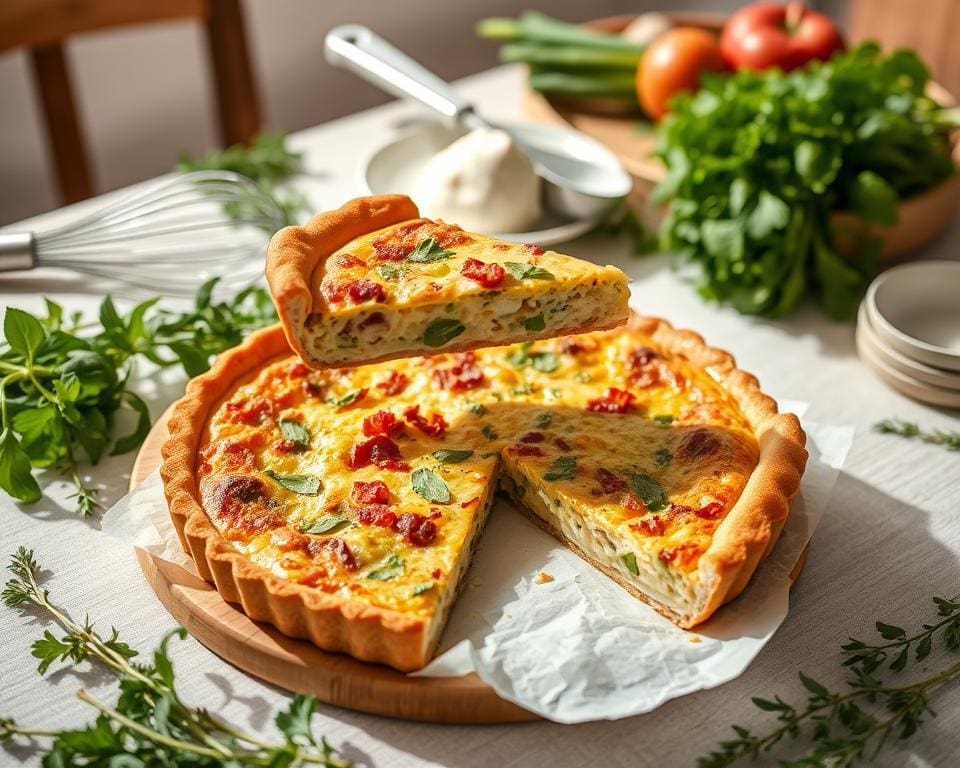 Tips quiche