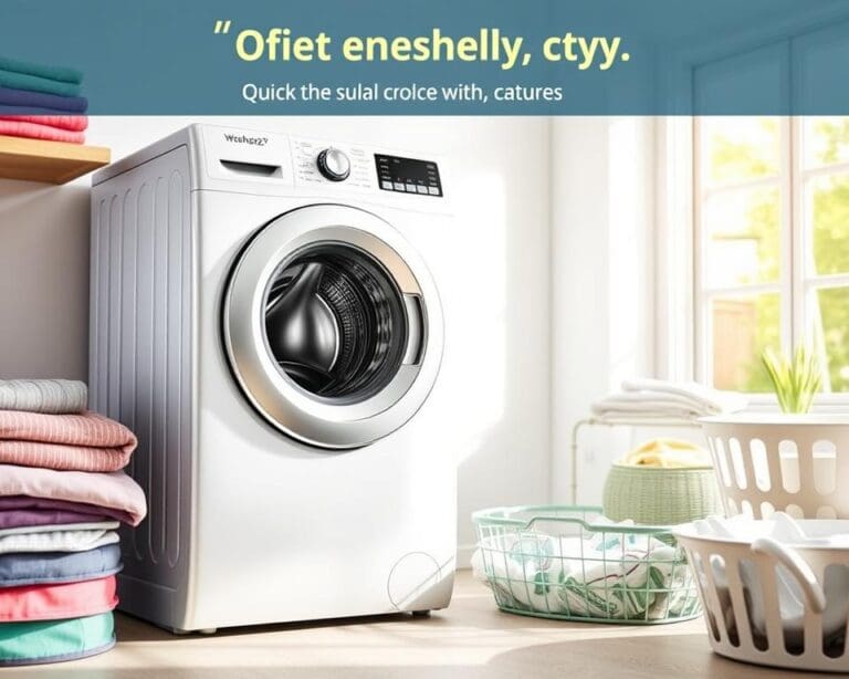 Wasmachines met een korte opfriscyclus