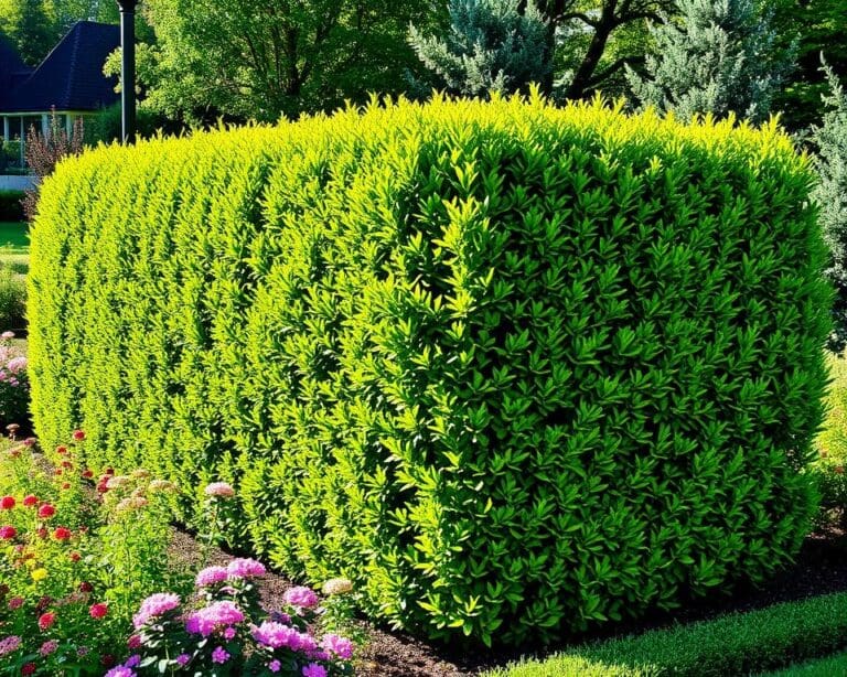 Wat maakt de buxus populair als haagplant?"