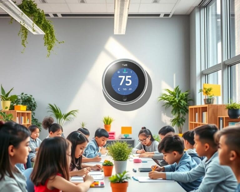Wat maakt slimme thermostaten handig in scholen?