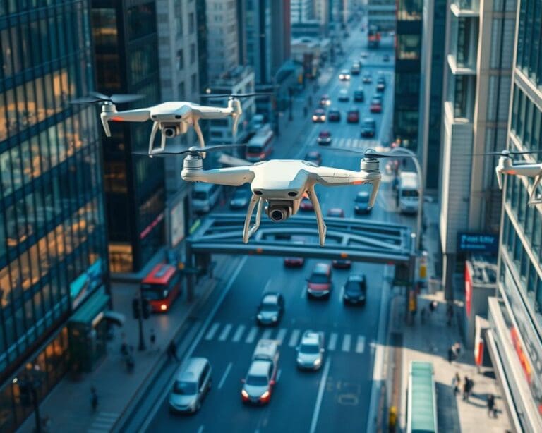 Wat zijn de voordelen van drones in transporttechnologie?