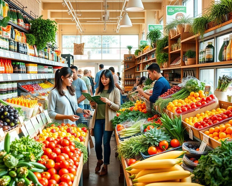 biologisch winkelen en voordelen voor de gezondheid