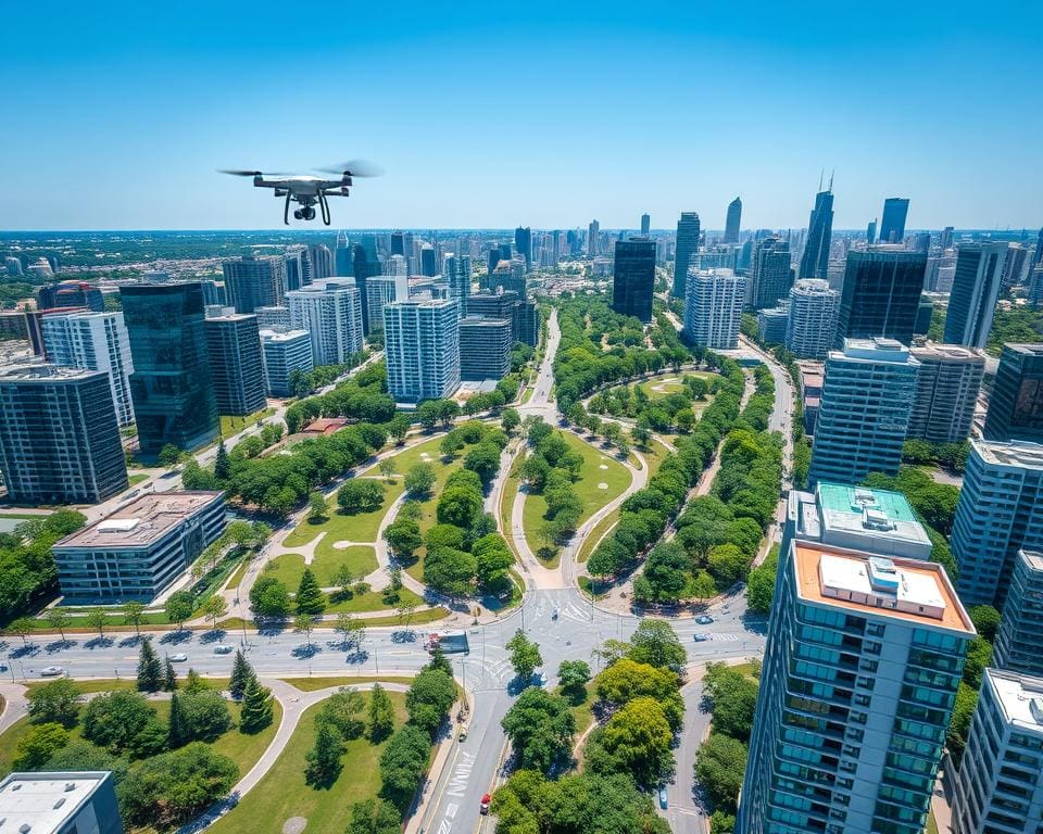 duurzaam afvalbeheer met drones