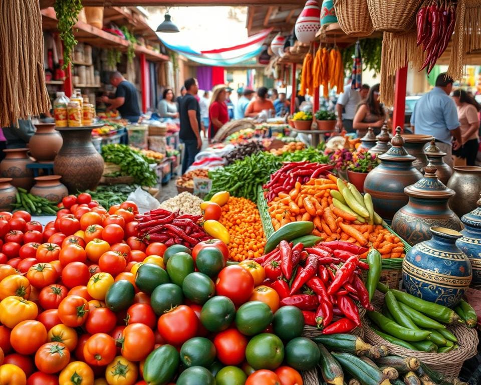 elementen van de Mexicaanse keuken