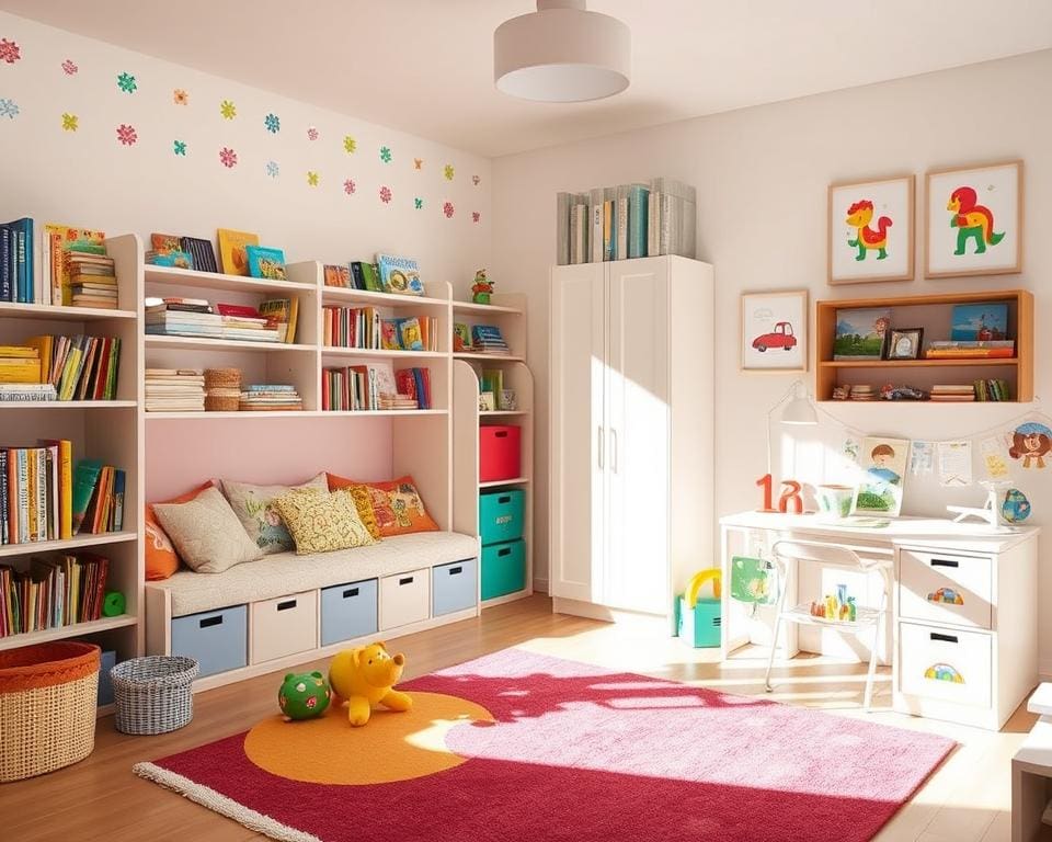 georganiseerde kinderkamer