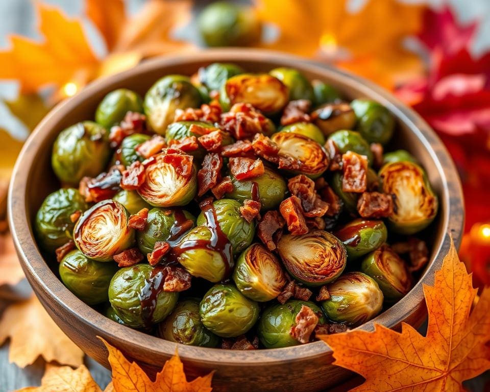 geroosterde spruitjes met balsamico