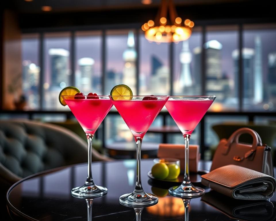 glamour lifestyle met Cosmopolitan cocktails